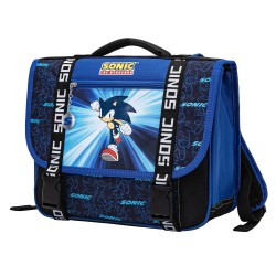 Cartable Sonic 38 cm 2 compartiments