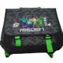 Cartable Minecraft avec 2 compartiments + poche avant