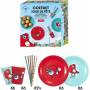 BOX VAISSELLE JETABLE JOUR DE FETE MASCOTTE M12