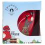 Tasse Mascotte JO PARIS 2024 TOUR EIFFEL ROUGE 32CL