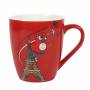 Tasse Mascotte JO PARIS 2024 TOUR EIFFEL ROUGE 32CL