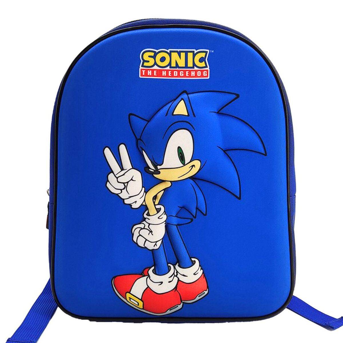 Sac à dos Sonic Maternelle Bleu 3D