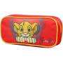 Trousse Scolaire rectangulaire Disney Le Roi Lion Simba Rouge