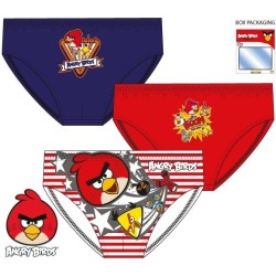 Angry Birds - Lot de 3 slip garçon - 2 à 8 ans