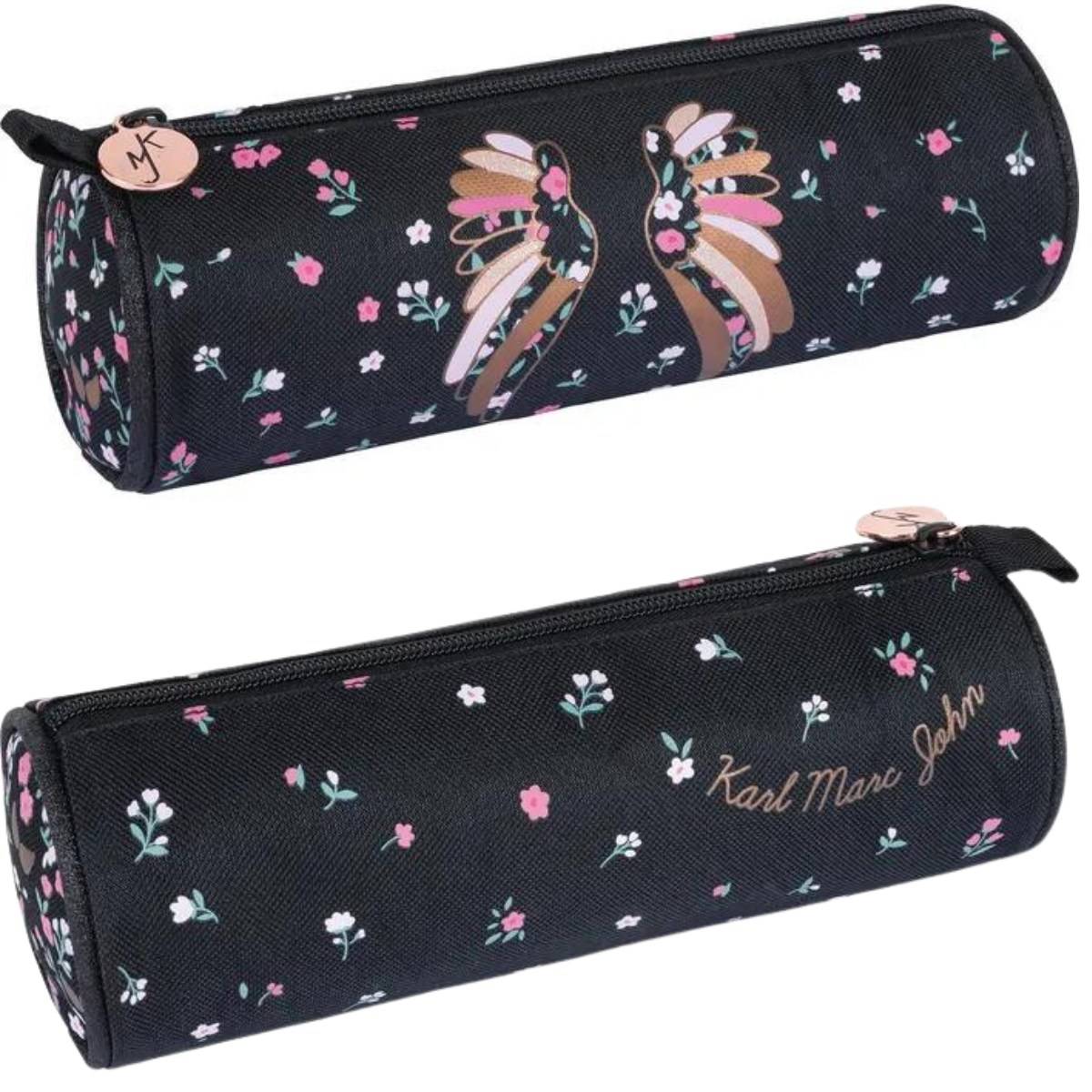 Trousse ronde Little Karl John Flower