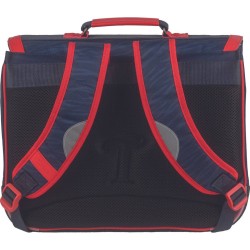 Cartable 38 cm - 2 boucles Tann's Les Fantaisies Aaron Bleu/ rouge