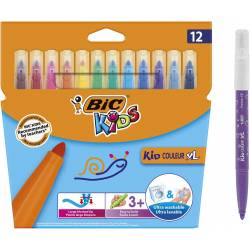 Feutres BIC Kids - Kid Couleur XL Etui de 12