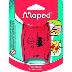 Maped - Kit Ardoise Blanche Effaçable + 1 Porte-Accessoires + 1 Brosse + 1 Feutre Ardoise - Ardoise Double Faces -