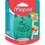 Maped - Kit Ardoise Blanche Effaçable + 1 Porte-Accessoires + 1 Brosse + 1 Feutre Ardoise - Ardoise Double Faces -