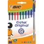 BIC Cristal Original Stylos-Bille Assortis Boite carton de 10