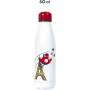 PARIS 2024 Bouteille Iso Mascotte Tour Eiffel 50 cl Blanc