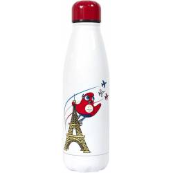 PARIS 2024 Bouteille Iso Mascotte Tour Eiffel 50 cl Blanc