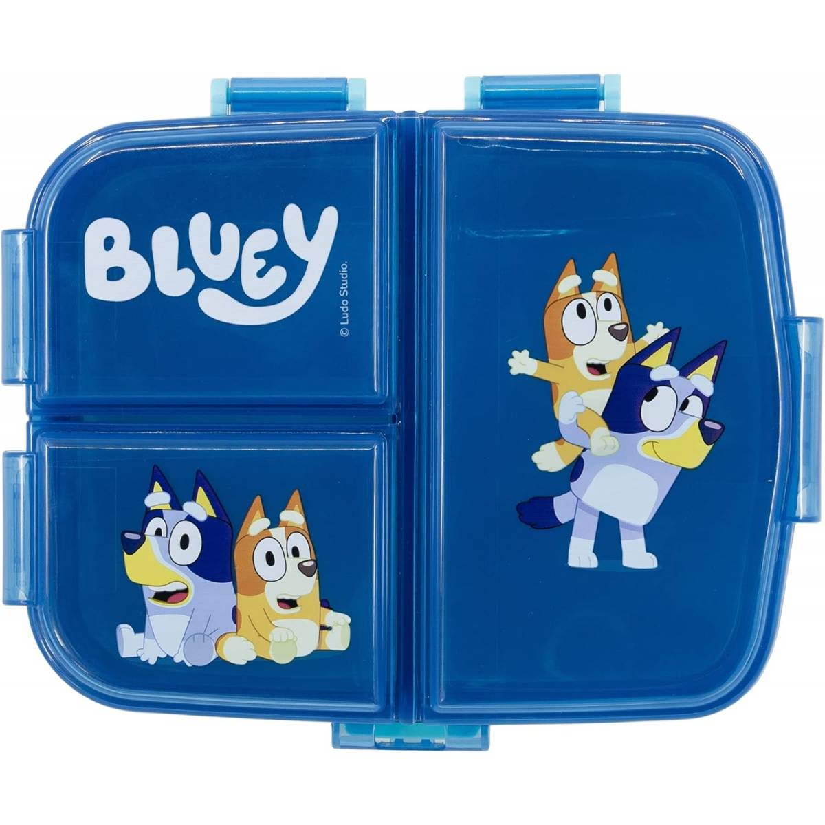 Bluey: Boîte à gouter avec 4 compartiments