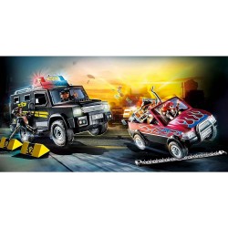 Playmobil City Action Police Poursuite Des braqueurs de banque