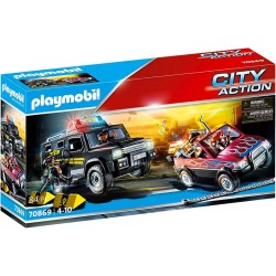 Playmobil City Action Police Poursuite Des braqueurs de banque