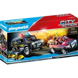 Playmobil City Action Police Poursuite Des braqueurs de banque