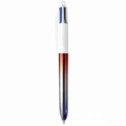 BIC 4 Couleurs Gradient Bleu Blanc Rouge - 1 mm