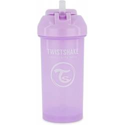 Tasse Paille Twistshake Violet 360 ml