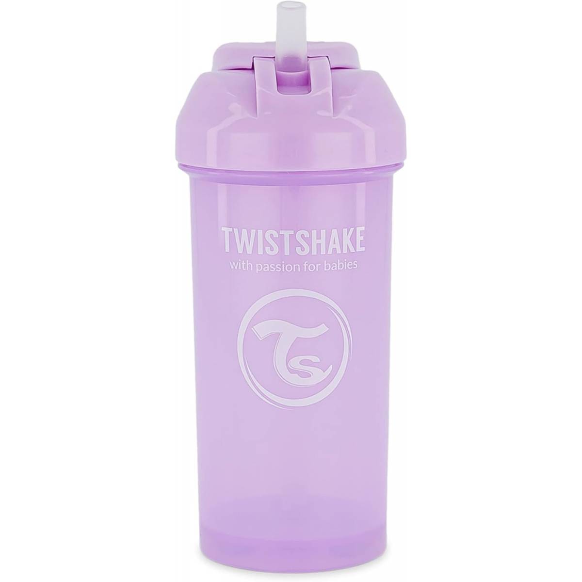 Tasse Paille Twistshake Violet 360 ml