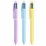 Stylo BIC 4 couleurs Pastel