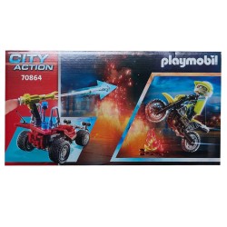 Playmobil, Fire Department Operation With Firefighting Buggy