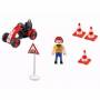 Playmobil, Boy With Racing Cart