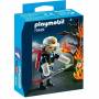 Playmobil Pompier et Arbuste en feu