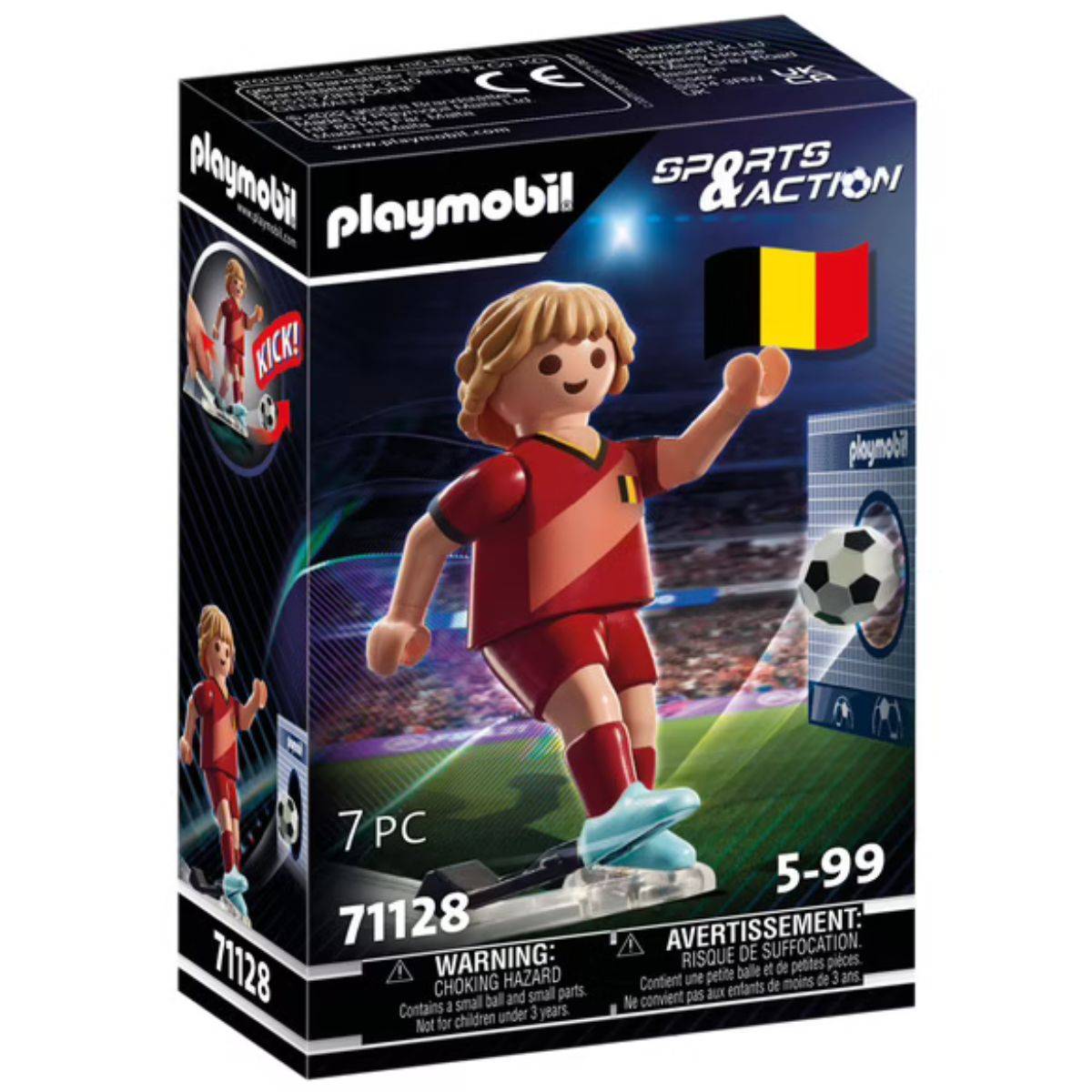 Playmobil, WK Figurine Kicker Belgium