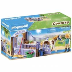 Playmobil Country Box à cheval avec Pinto