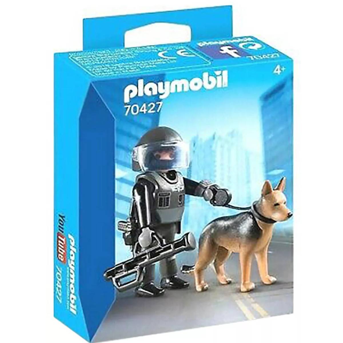 Playmobil policier des forces spéciales avec son chien