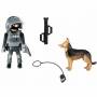 Playmobil policier des forces spéciales avec son chien