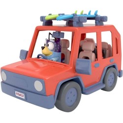 Bluey 4x4 de la famille Heeler Voiture avec figurine Bandit incluse