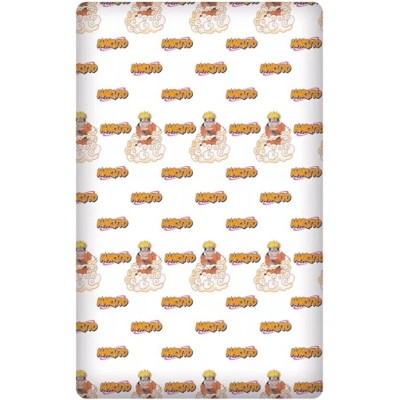 Drap housse Naruto 90 x 200 cm - 100% coton