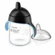 Philips Avent - Tasse bec anti-fuites Pingouin Noir - 340 ml - 18 mois +