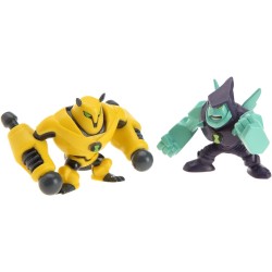 Ben 10 - Pack de 2 Mini Figurines - Armodrillo & Diamondhead